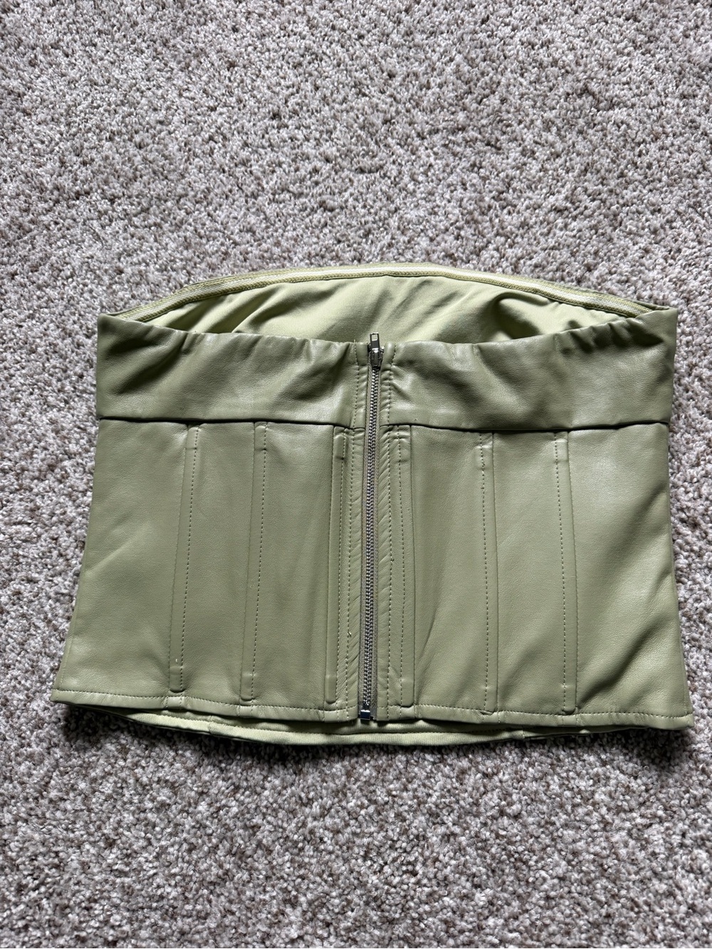Superdown Green Strapless Top - Picture 3 of 3